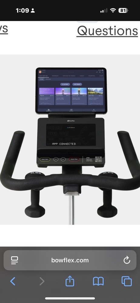 Bowflex Ic Bike E