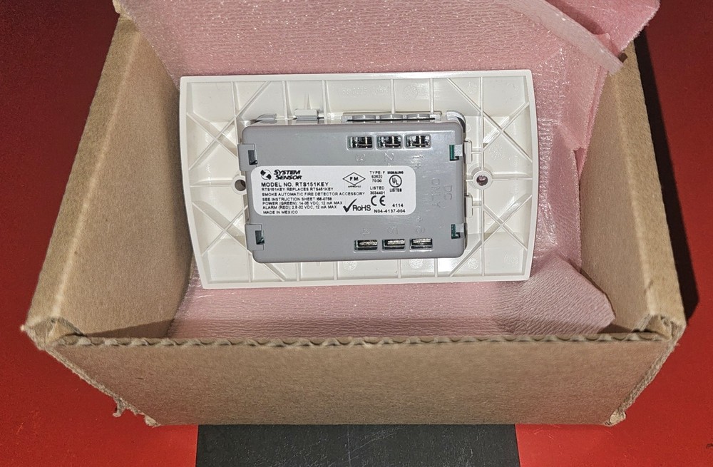 System Sensor RTS451KEY Remote Test Station, Key Switch