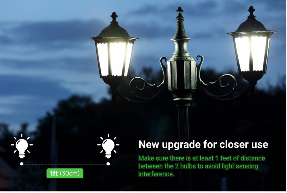 4-Pack Dusk to Dawn Light Bulbs Outdoor 75 Watt Equivalent, 4 Pack, 5000k