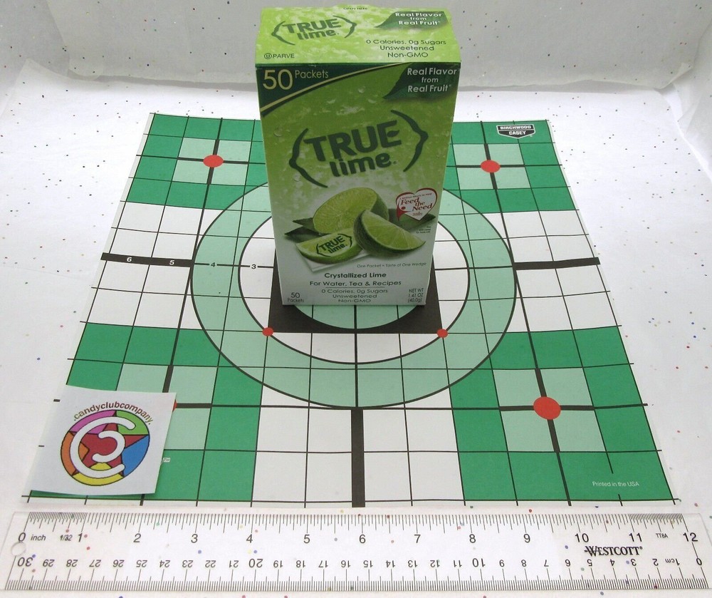 True Lime ~ Crystallized Lime ~ Real Flavor From Real Fruit ~ 50 Packets