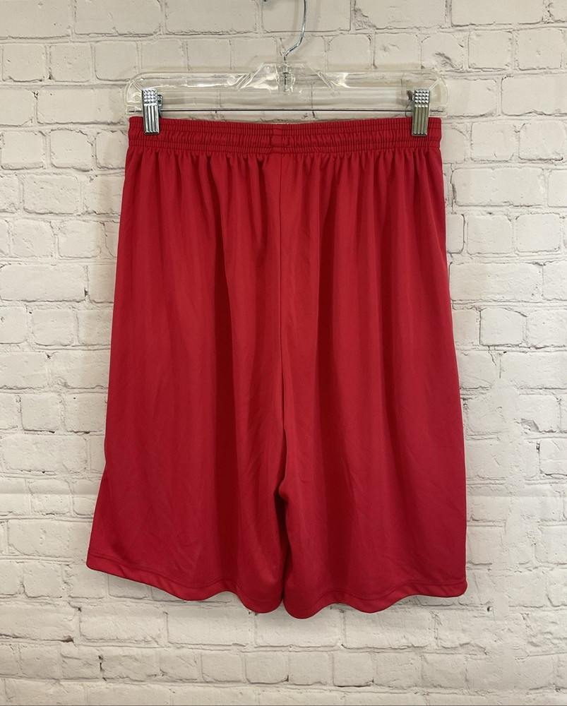 A4 38997 Men's 100% Polyester Lightweight Athletic Shorts Red US Medium