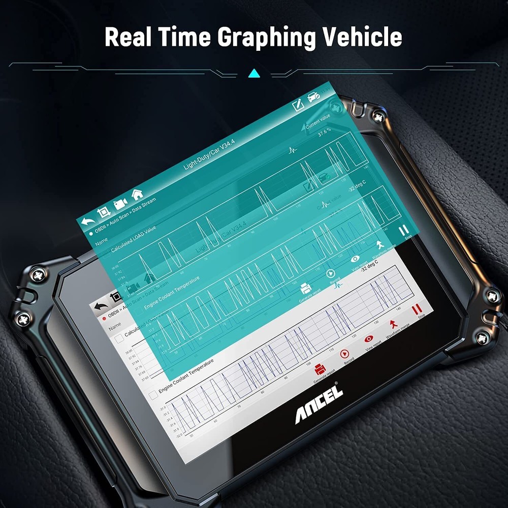ANCEL V6 OBD2 Scanner Bi-directional Scan Tool All System Diagnostic Active Test