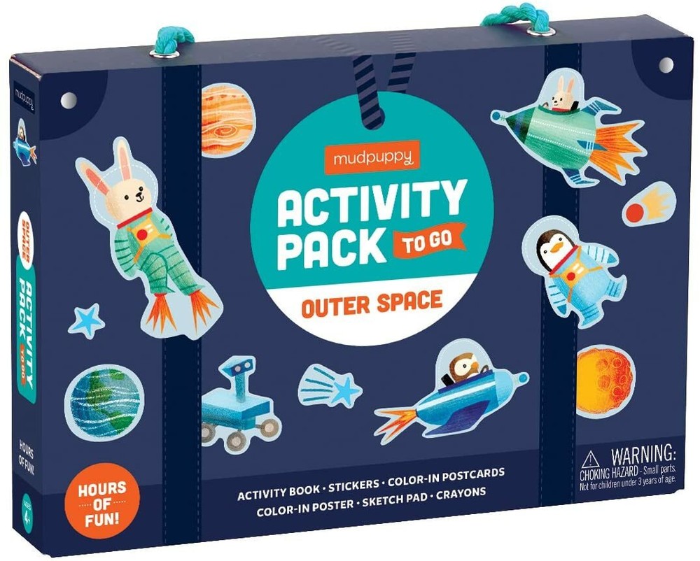 Mudpuppy Outer Space Activity Pack To Go, New!