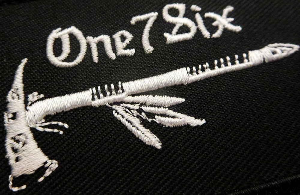 AUTHENTIC ONE7SIX EMBROIDERED TOMAHAWK PATCH O7S ONE 7 SIX NEW