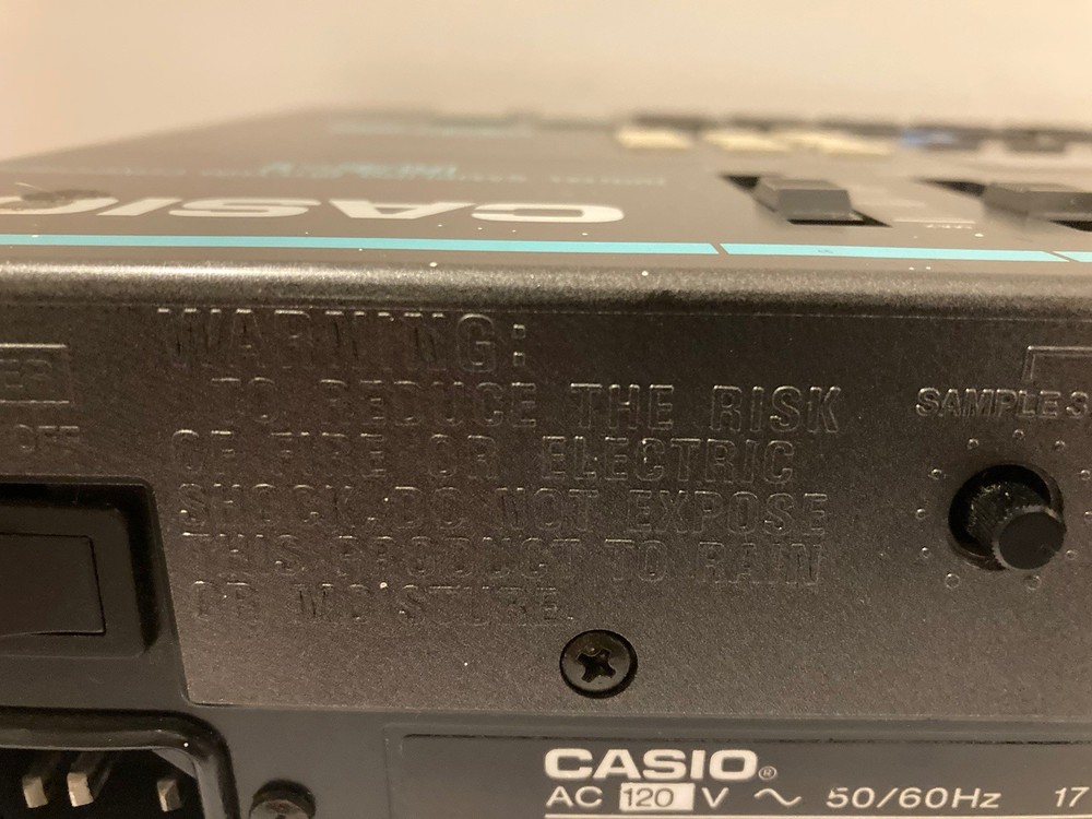 Casio RZ-1 Drum Machine Digital Sampling Rhythm Composer