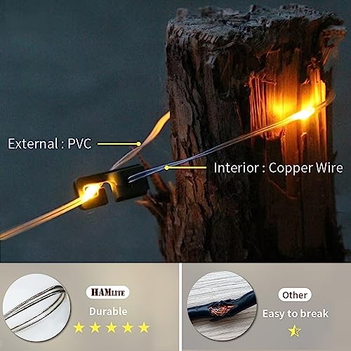 Camping String Lights, Camping Latern with String Light, Rechargeable 32.8Ft