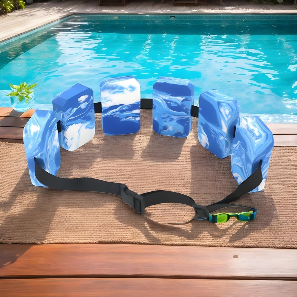 EVA Swimming Floatation Exercise Belt, Adjustable Swim Training Equipment