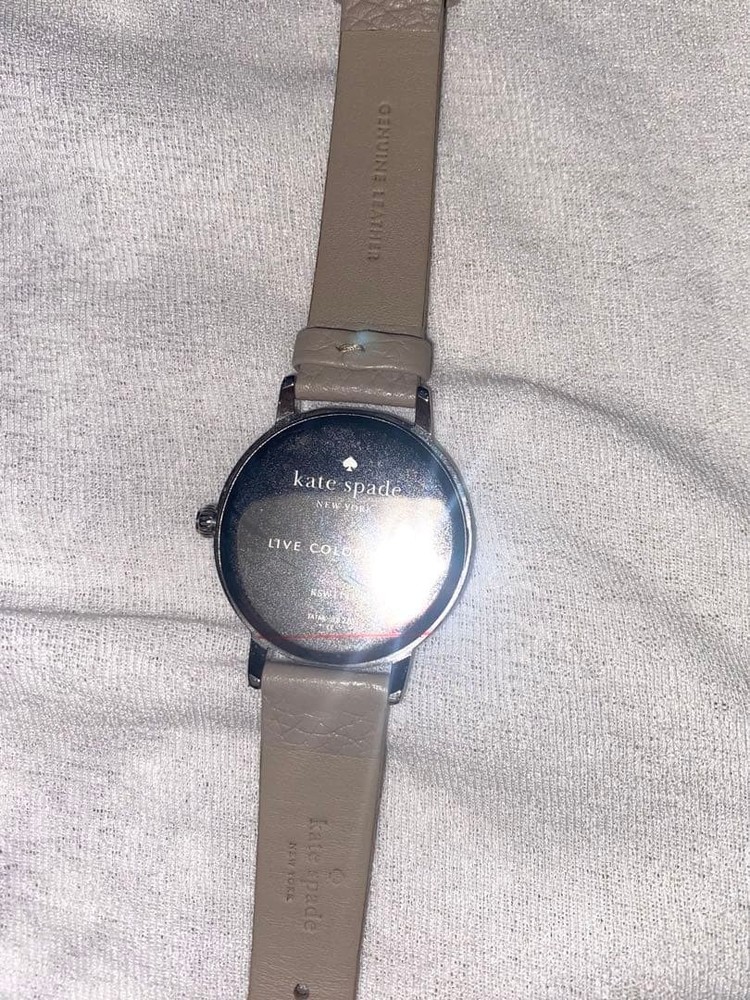 KATE SPADE KSW1141 White Shell Beige/Silver Watch