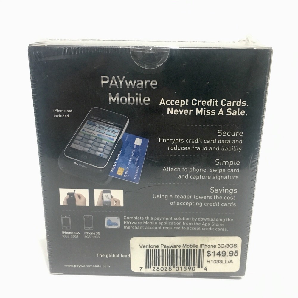 Verifone PAYware Mobile Reader For Iphone 3Gs and Iphone 3G