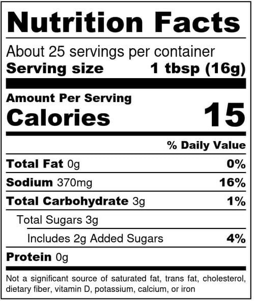Rib Rack Steak Marinade - 14 oz