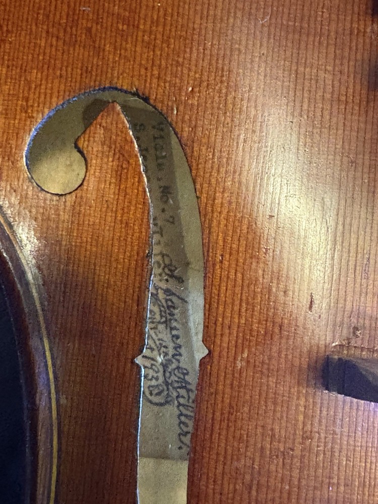 5 String Viola - 1938 S Jansen Miller With Case