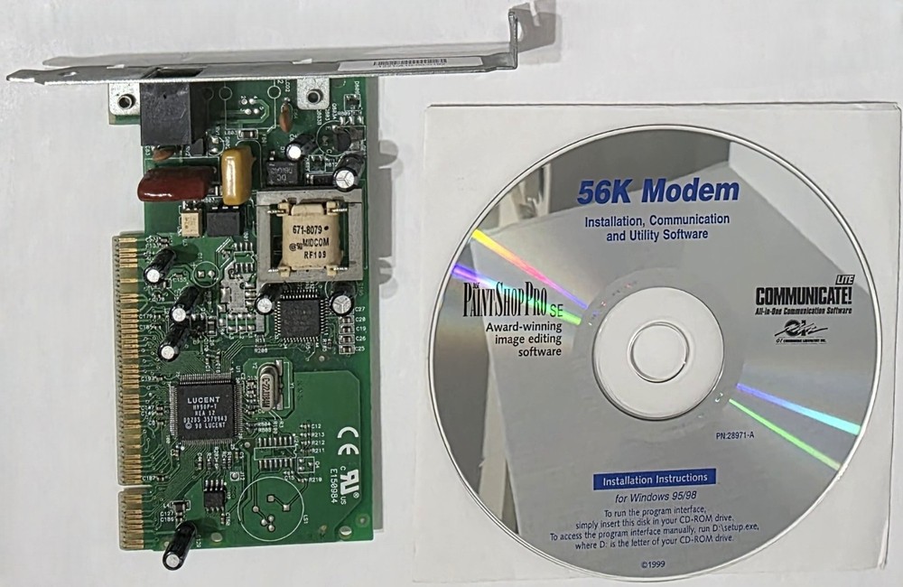Lucent Technologies: 56k LT Winmodem Model V56735-RE