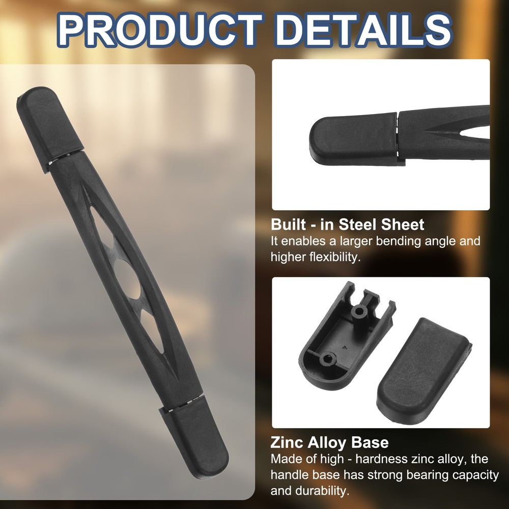 Luggage Handle 7.68" x 1.18" (L x W) Plastic Pull Handle Grip Replacement Black