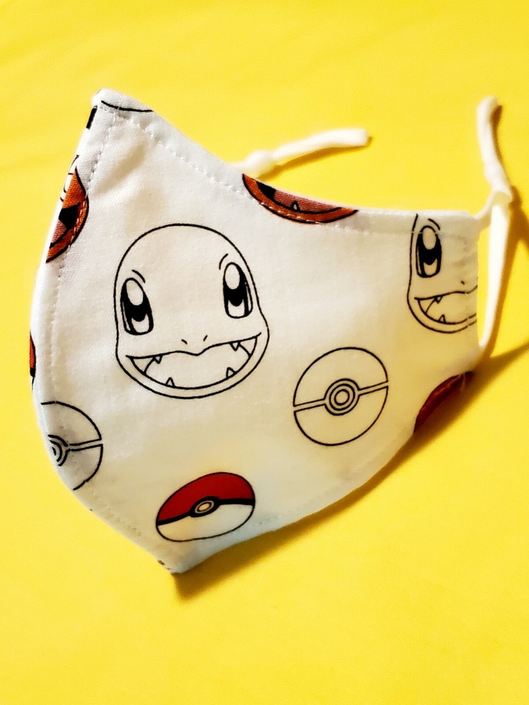 Kids Charmander Adjustable Face Mask