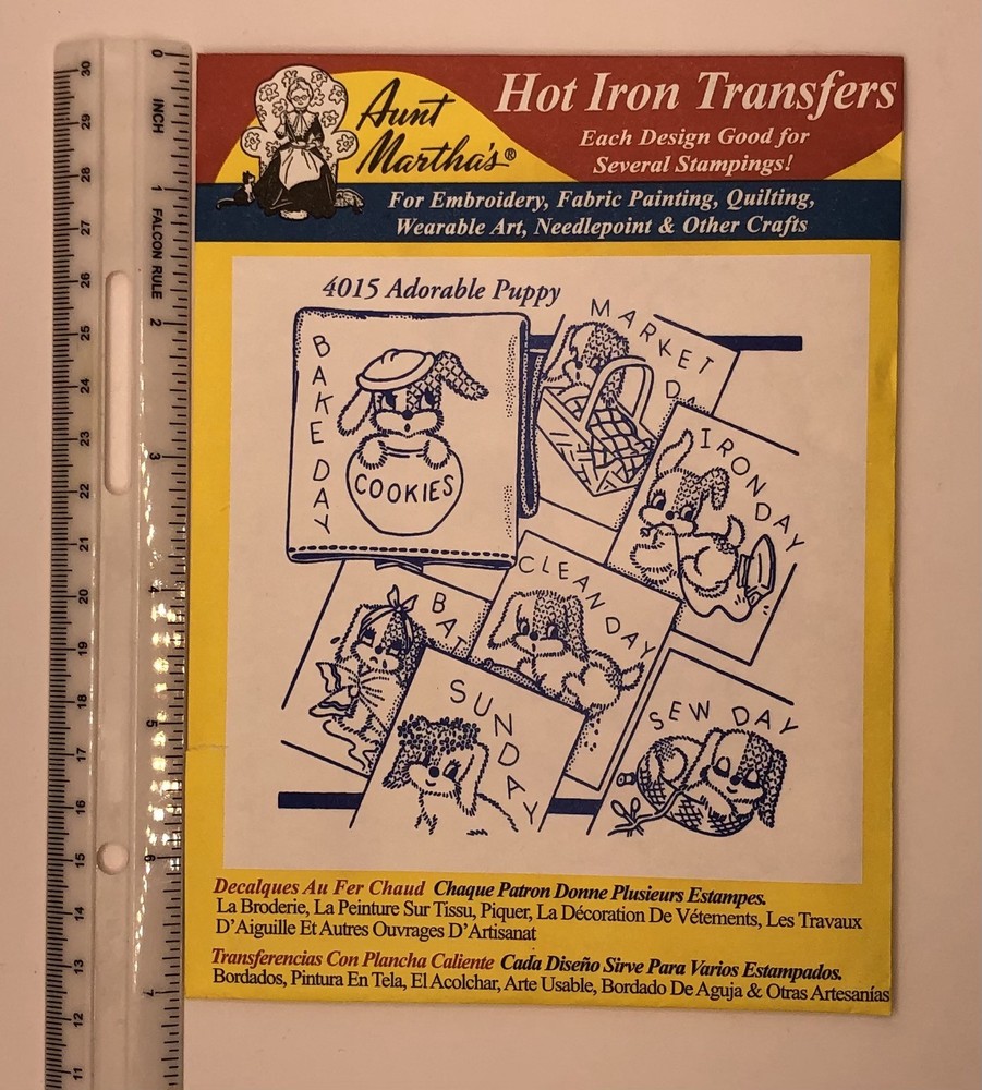 Aunt Martha's Hot Iron Transfers