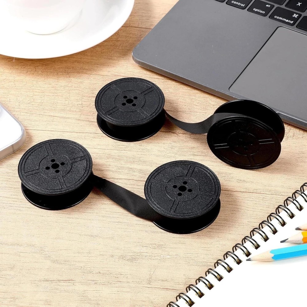 2 Pack Universal Typewriter Ribbon Twin Spool Replacement for Most Typewriters