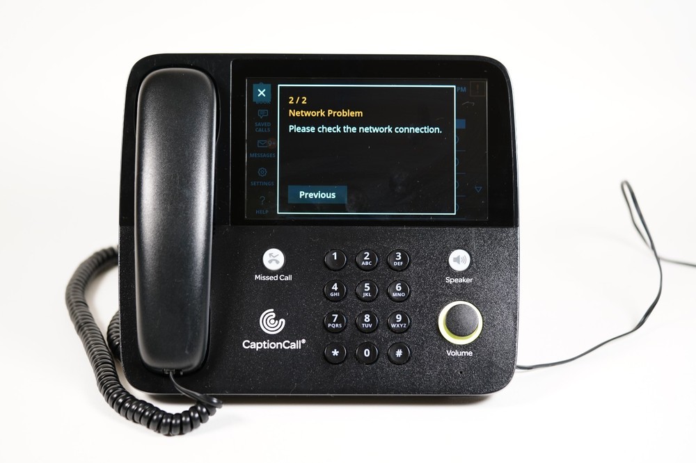 Caption Call Phone Hearing Impaired Touch Screen Model 78T Office