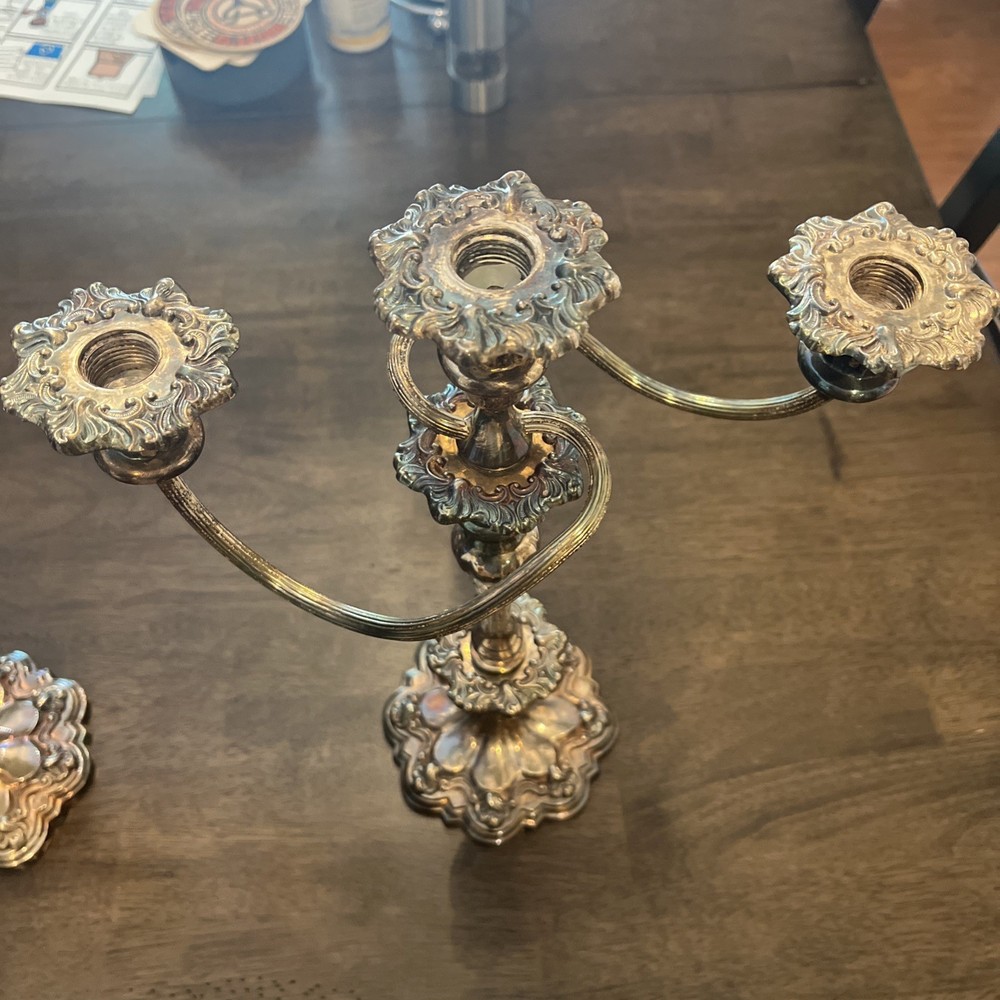 Antique Candlesticks (believed Sterling)