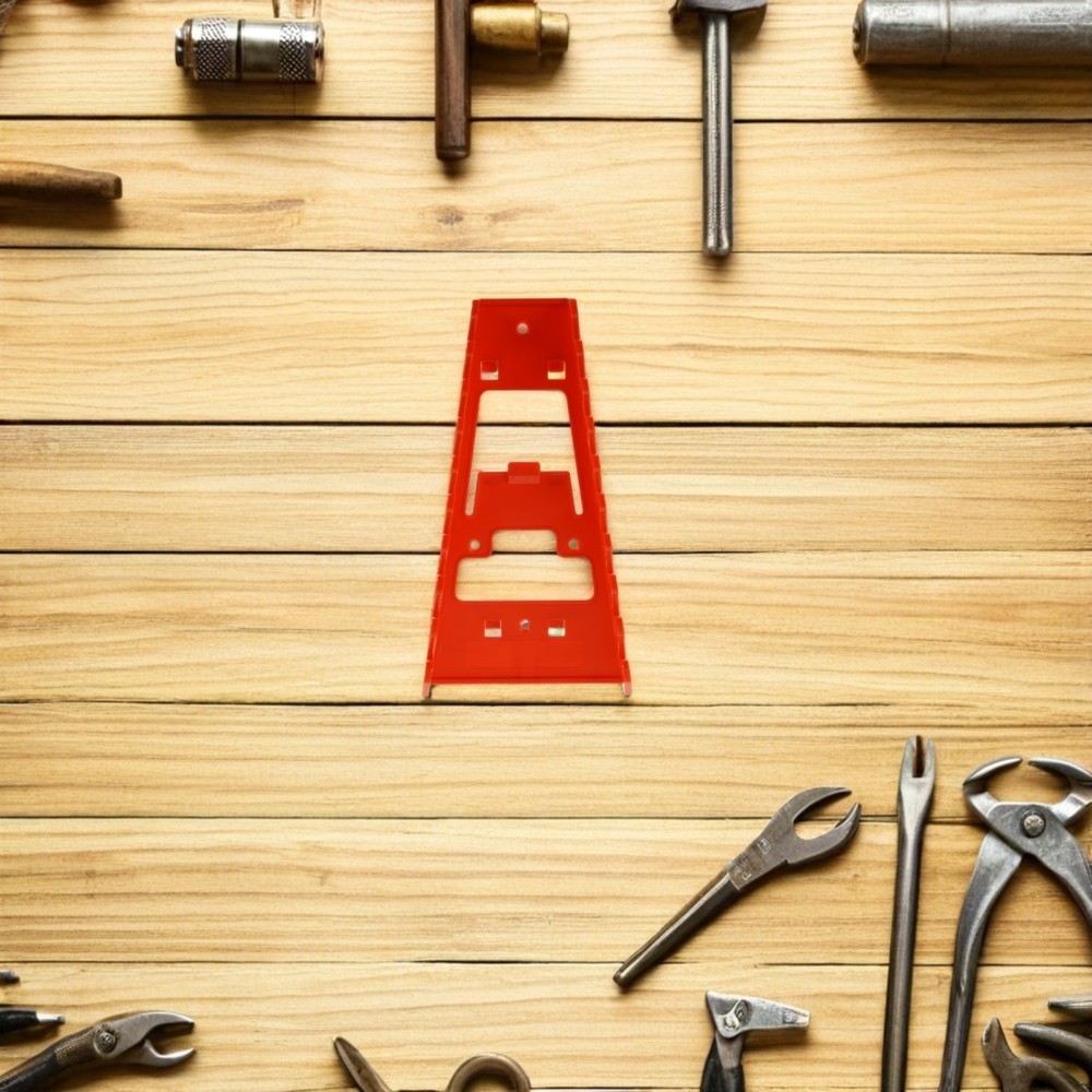 2 Pcs Wrenches Organizer Plastic Wall Mount Tool Holder Pegboard Small