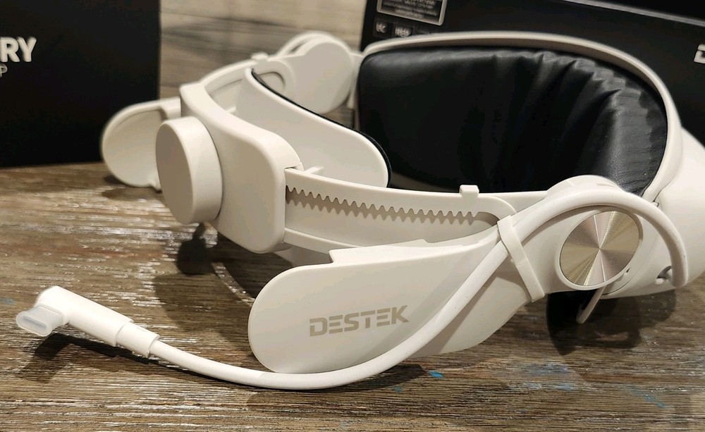 DESTEK QH4 7000MAH Battery Double Knobs Head Strap For Meta Quest 3