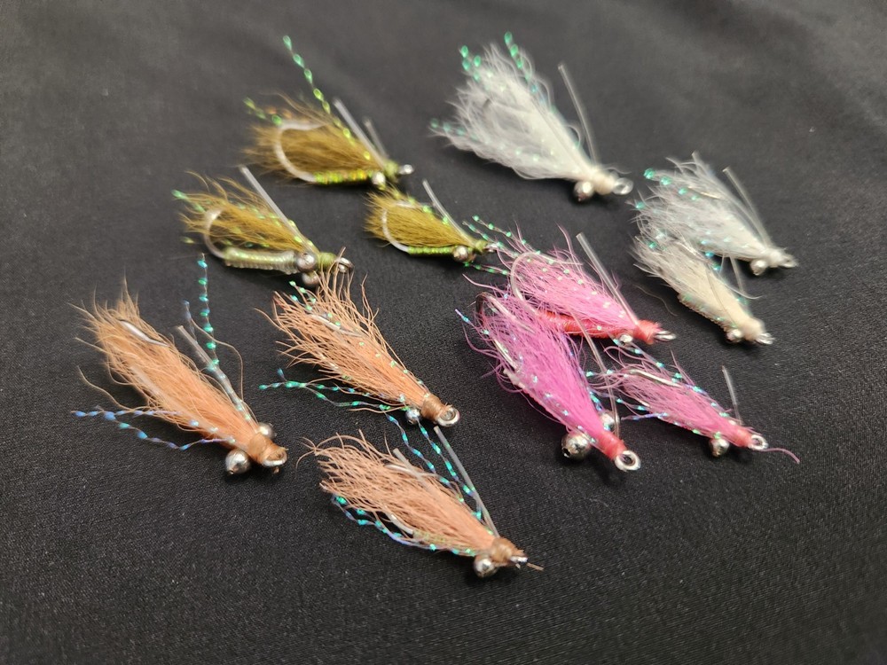 12 Crazy Charlie Fly SELECTION,  Bonefish Fly, Permit Fly, Gotcha Bonefish Fly