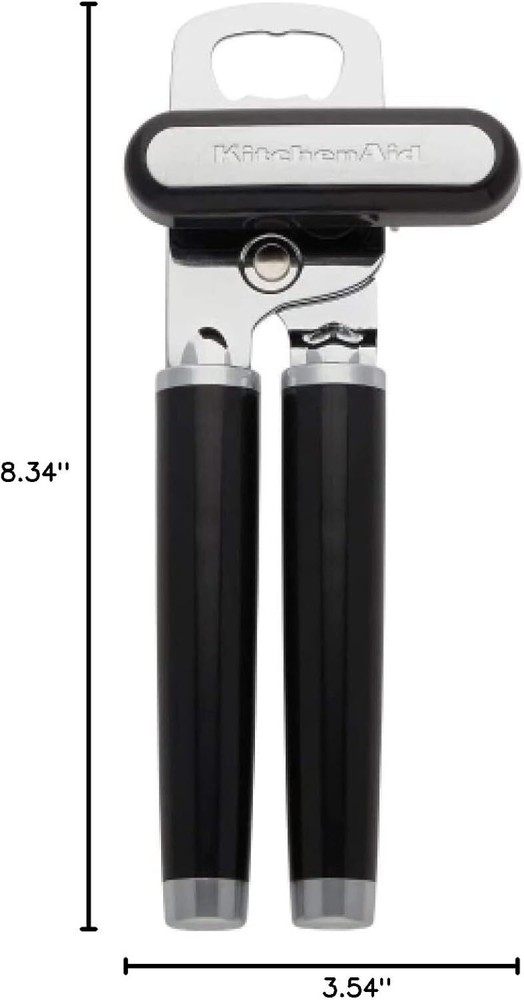 KitchenAid Classic Multifunction Can Opener and Bottle One Size, Black