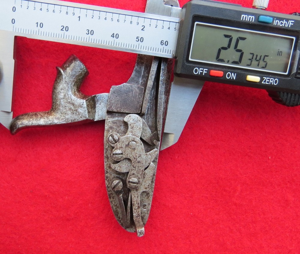 Antique Black Powder Percussion Lock Assembly Left-side Muzzleloading Lockwork