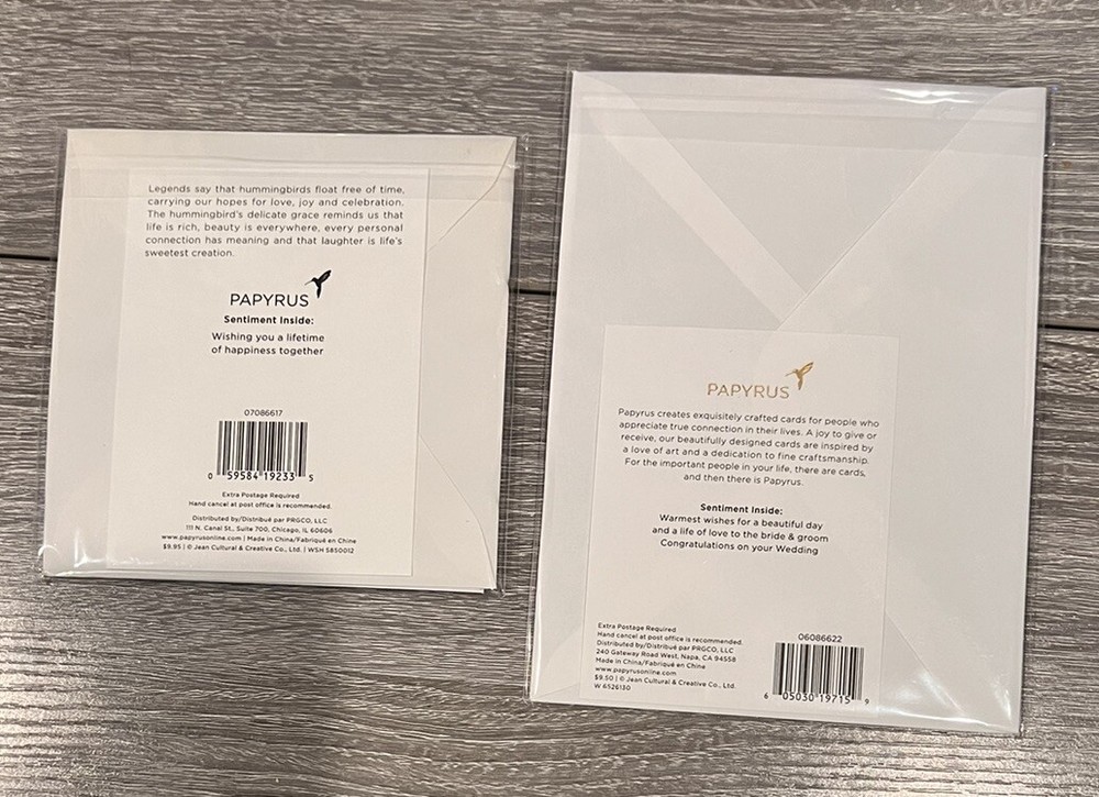 Wedding - Variety pack of 2 by Papyrus