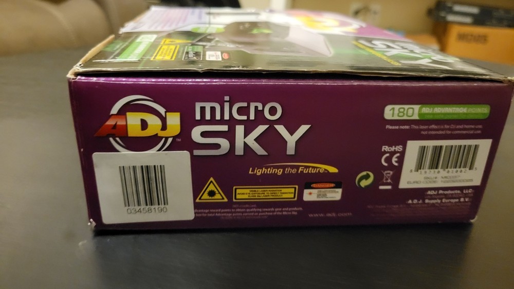 ADJ Micro Sky Portable Mini Green Laser