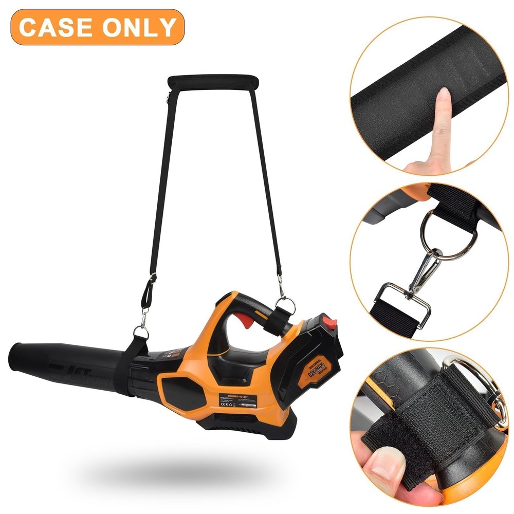 Tanmqin Universal Shoulder Strap for Leaf Blower & String Trimmer, Balck