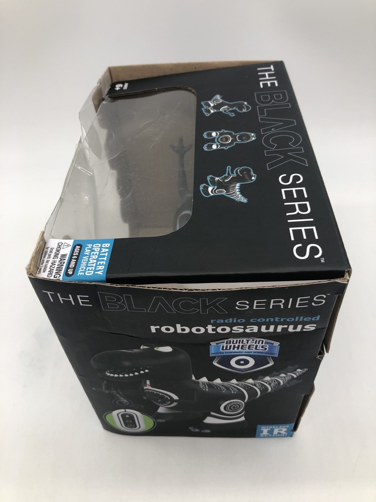 ROBOTOSAURUS! Sharper Image Infared Control Black Dinosaur, it can move forward