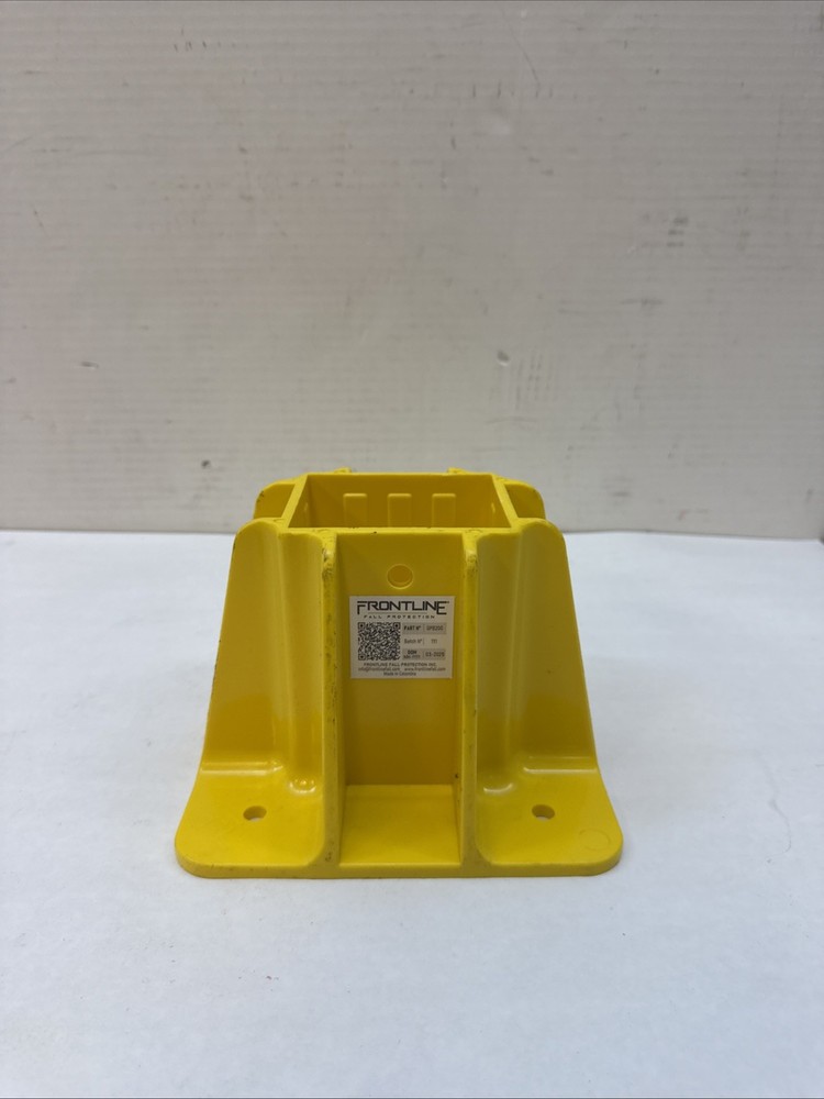 Frontline Fall Protection GPB200 Safety Guardrail Boot, Qty 1
