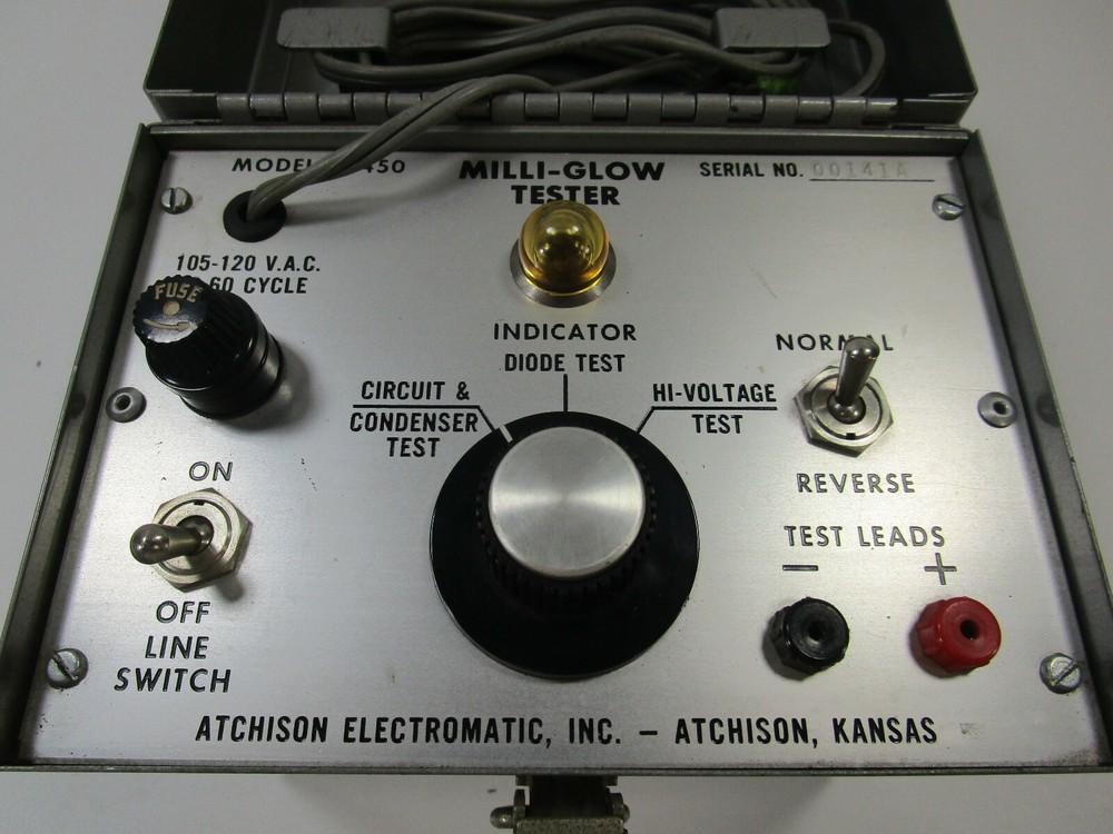 Milli-Glow tester model M450 Atchison Electromatic