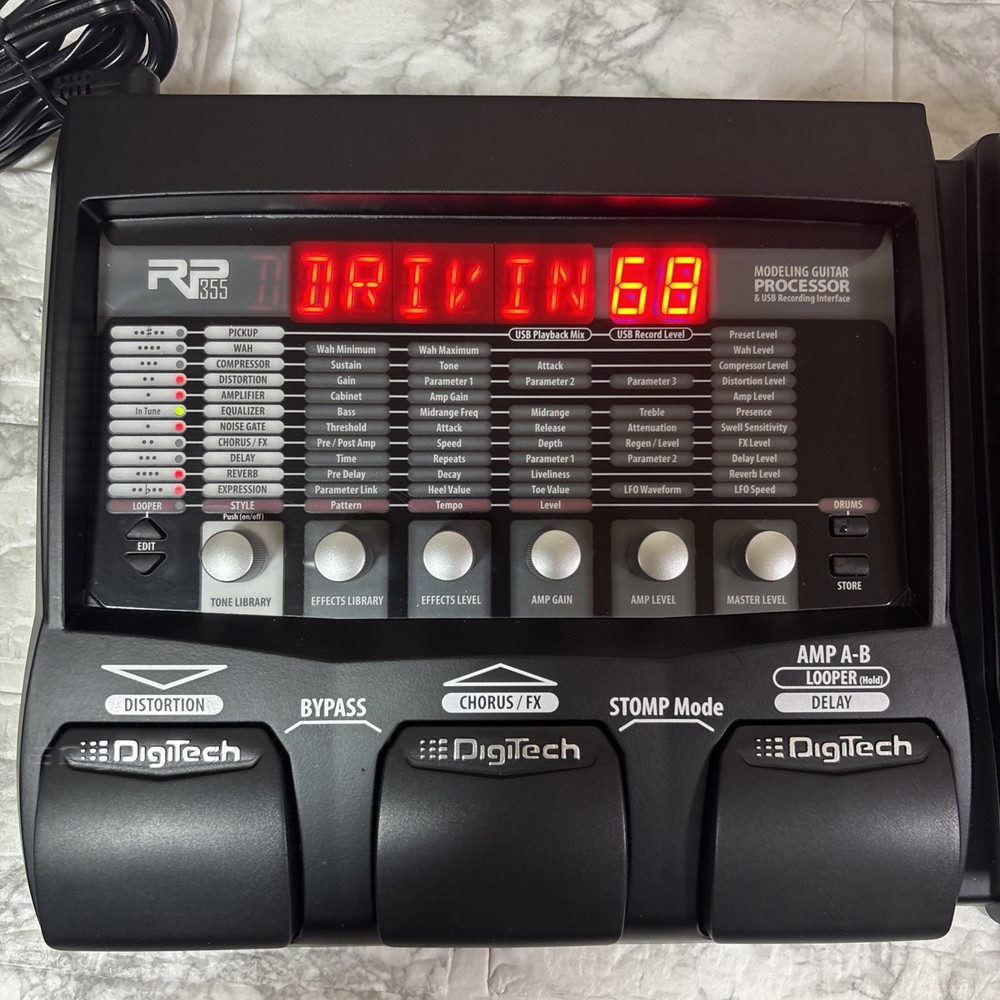 DigiTech RP355 Multi-Effects Guitar Effect Pedal TESTED From Japan