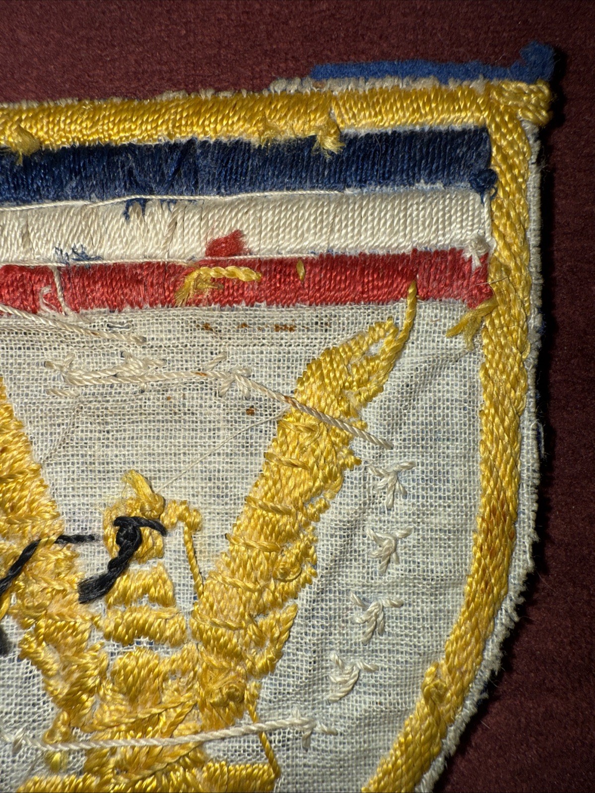 WW2 US ARMY EUROPEAN THEATER OF OPERATIONS PATCH - Theatre Made Likely English