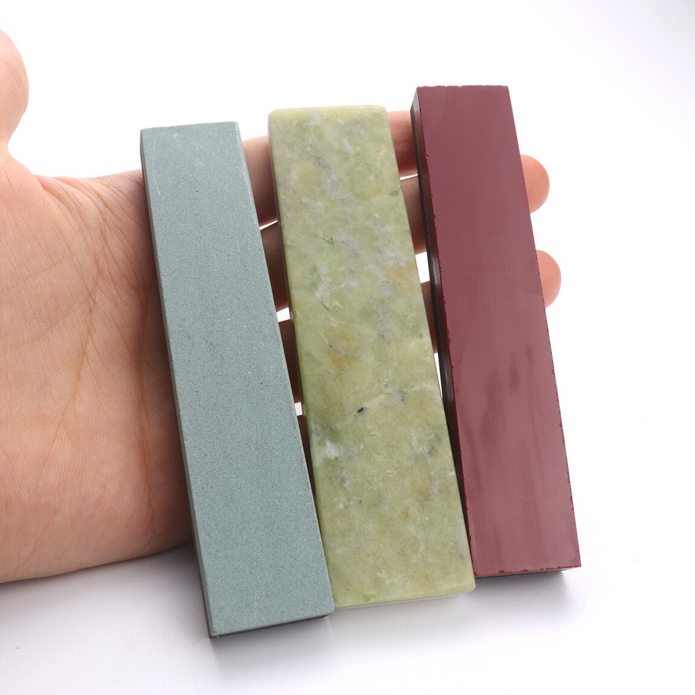 Mini 2 Side Whetstone Knife Gem Sharpener Oil Stone Sharpening Tool 400-3000#