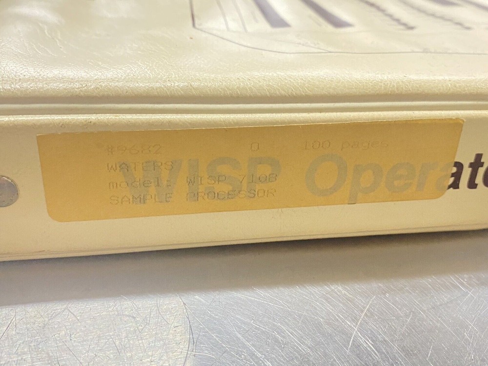 Waters WISP 710B Sample Processor - Users Guide / Instructions Manual