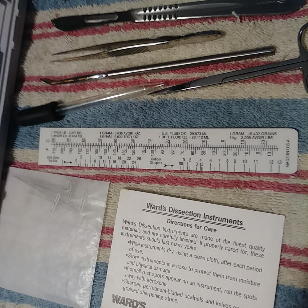 Vintage Wards Dissection Kit Bug 14-0781