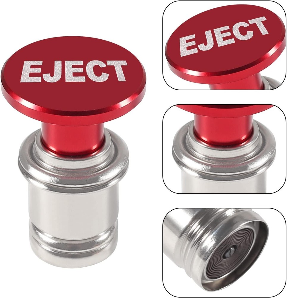 Car Cigarette Lighter Eject Button 12V Accessory Push Button Fits Most Vehicles