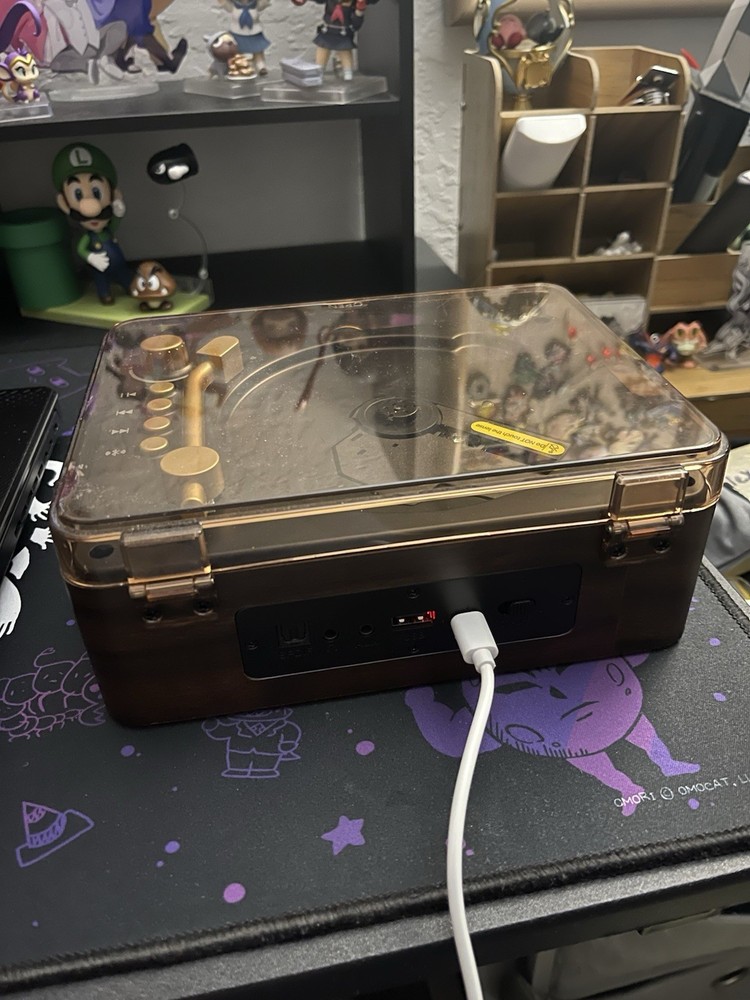 CD Player with Speakers Bluetooth Nostalgic Retro Portable CD Player