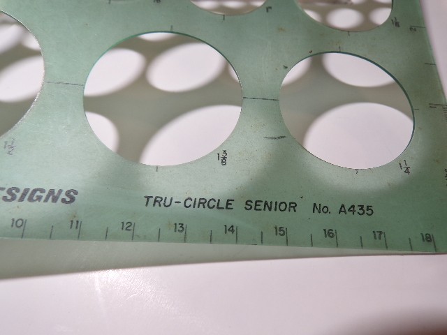 Koh-I-Noor Rapidograph Adjustable Triangle-Template-(2) Drafting Triangles