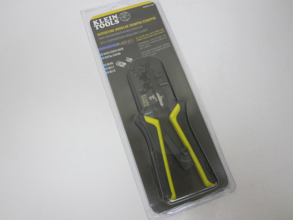 Klein Tools Ratcheting Modular Crimper/Stripper (Brand New)