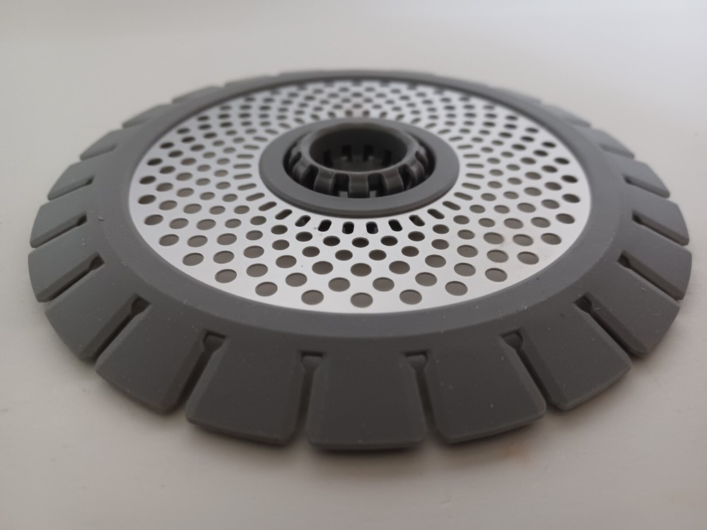 1 qAp stainless steel drain shield light grey