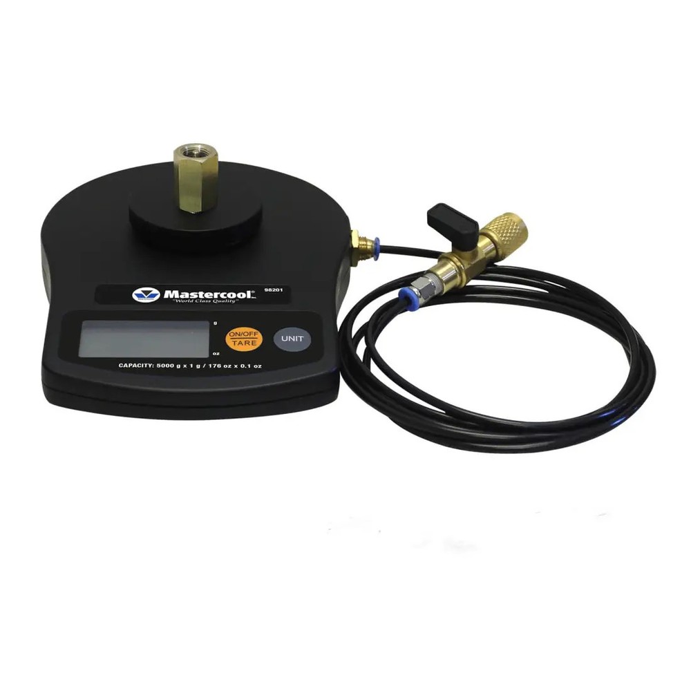 Mastercool 98201-A High Precision Charging Scale in Cardboard Box
