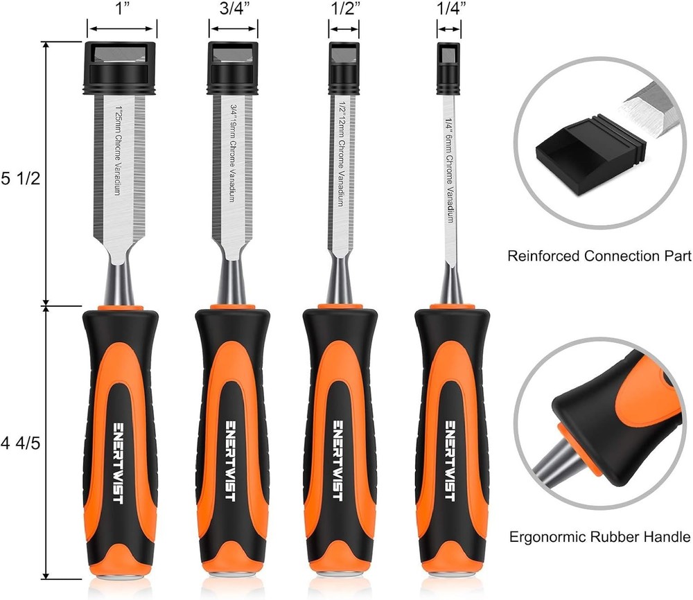 13pcs Wood Chisel Set, Premium Woodworking Chisel Sets