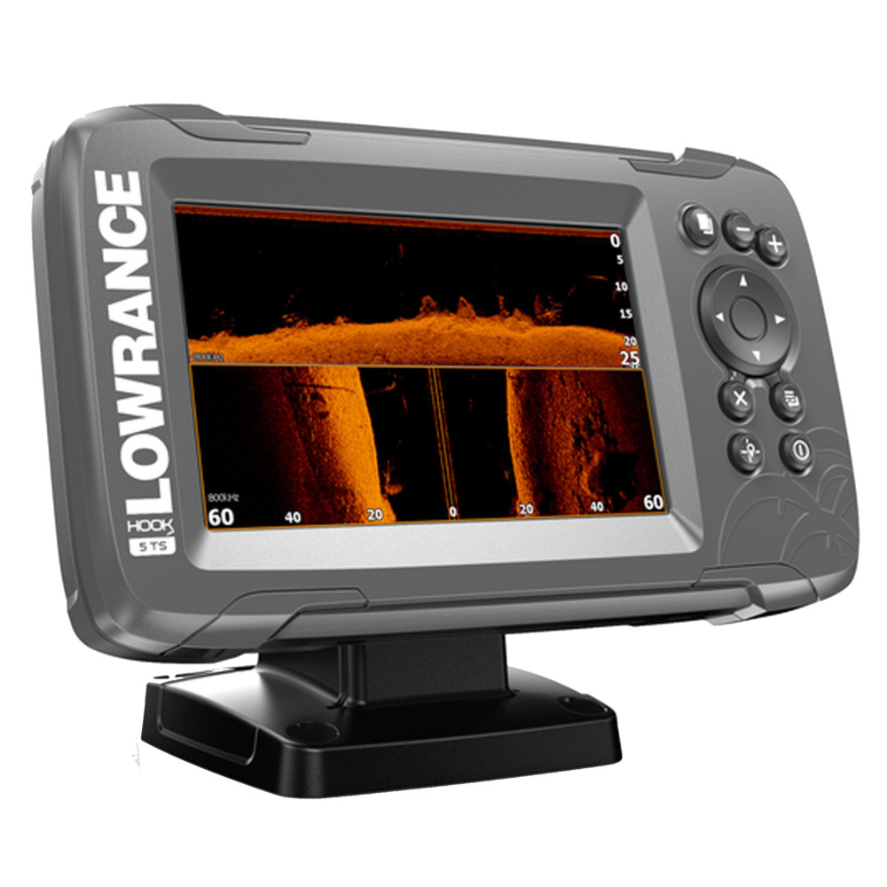 Lowrance HOOK2 5" Fishfinder Chartplotter w/ TripleShot Transducer & Chart Maps
