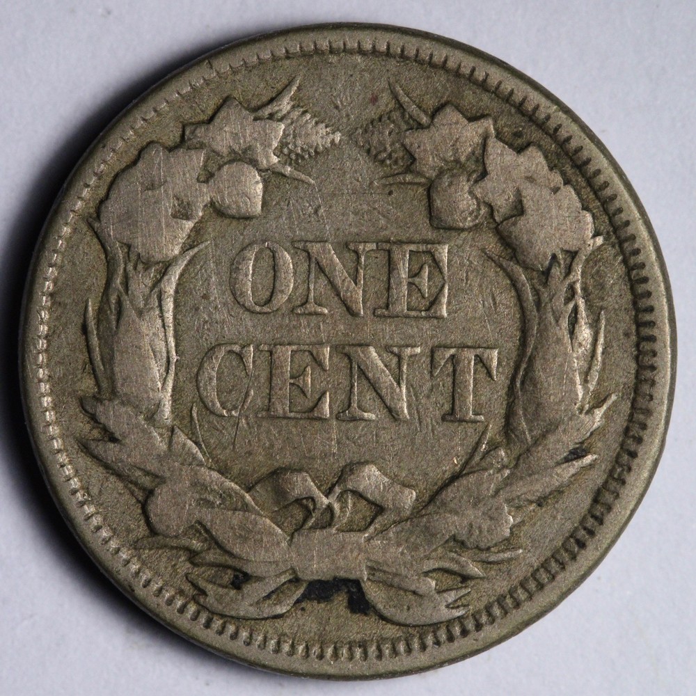 1857 Flying Eagle Cent Penny VF+ E113 OIMK