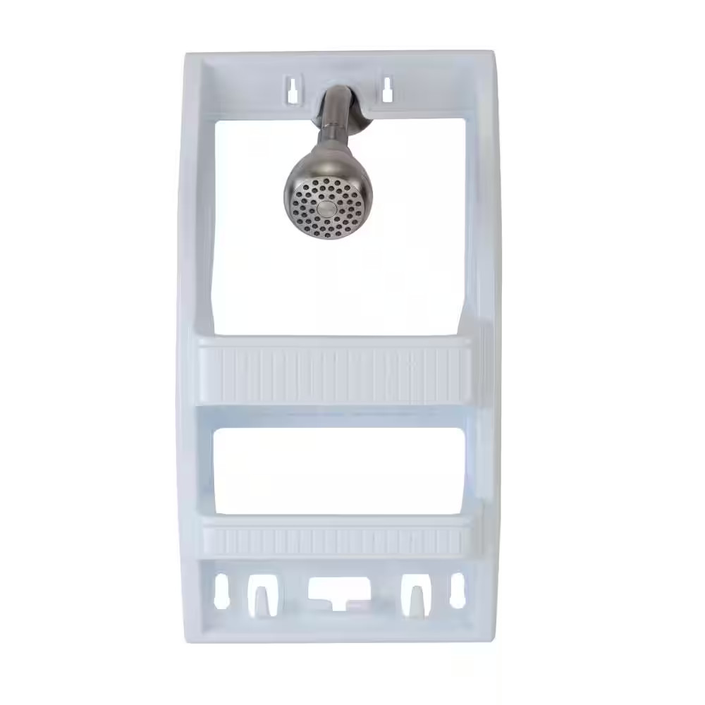 Multi Hanging Option Shower Caddy in White
