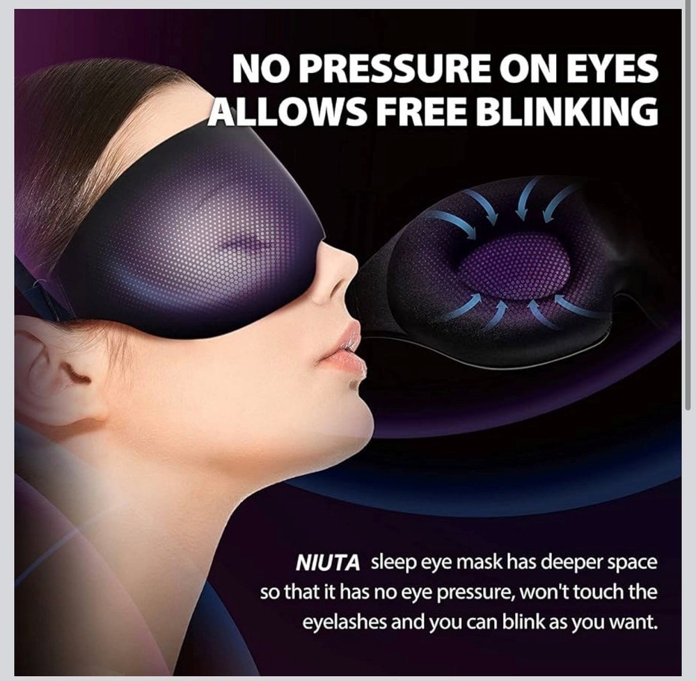 3D Sleeping Mask for Men and Women