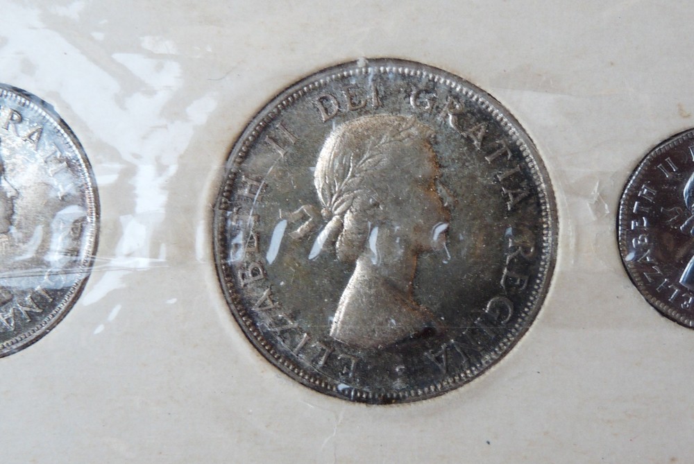 1953 original Canada RCM silver coin set